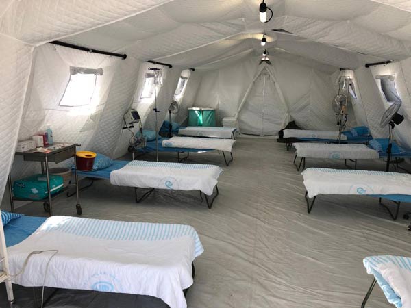 אוהלים לבית חולים שדה